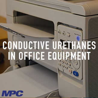 printer with urethane rollers